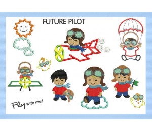 Stickserie Future Pilot